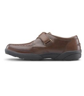 Dr. Comfort Men's Frank Diabetic Shoes - Bark