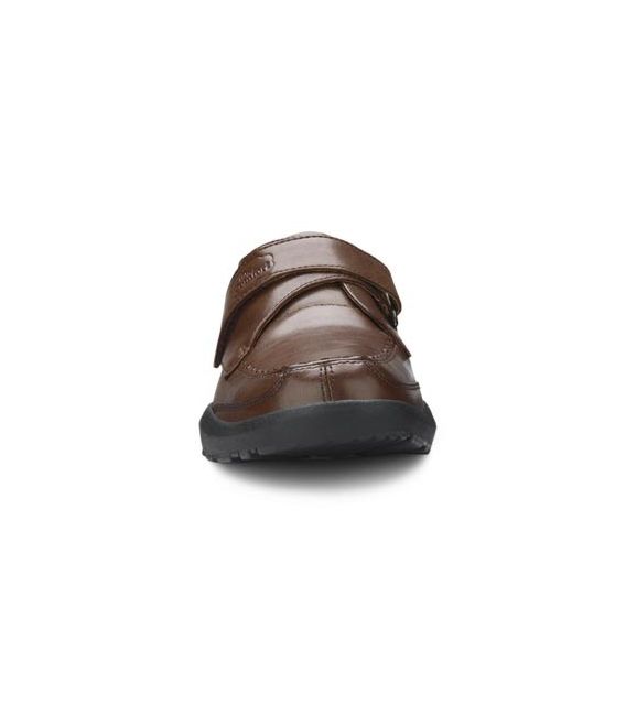 Dr. Comfort Men's Frank Diabetic Shoes - Bark