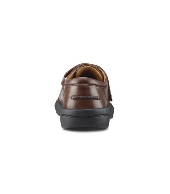 Dr. Comfort Men's Frank Diabetic Shoes - Bark