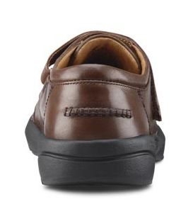 Dr. Comfort Men's Frank Diabetic Shoes - Bark