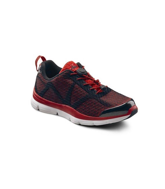 Dr. Comfort Men's Jason Diabetic Shoes - Red