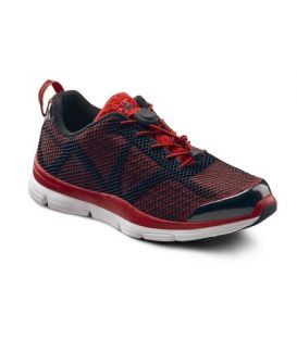 Dr. Comfort Men's Jason Diabetic Shoes - Red