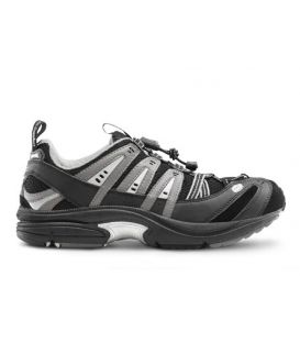 Dr. Comfort Men's Performance X Diabetic Shoes - Blk-Gry