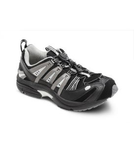Dr. Comfort Men's Performance X Diabetic Shoes - Blk-Gry