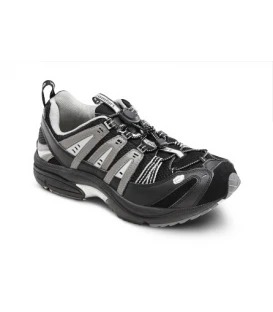 Dr. Comfort Men's Performance X Diabetic Shoes - Blk-Gry