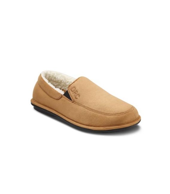 Dr. Comfort Men's Relax Diabetic Slippers - Camel