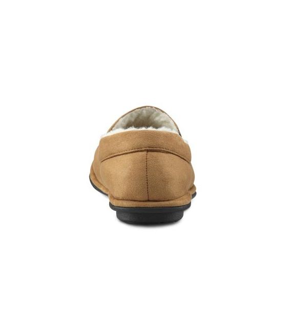 Dr. Comfort Men's Relax Diabetic Slippers - Camel