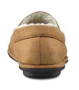 Dr. Comfort Men's Relax Diabetic Slippers - Camel