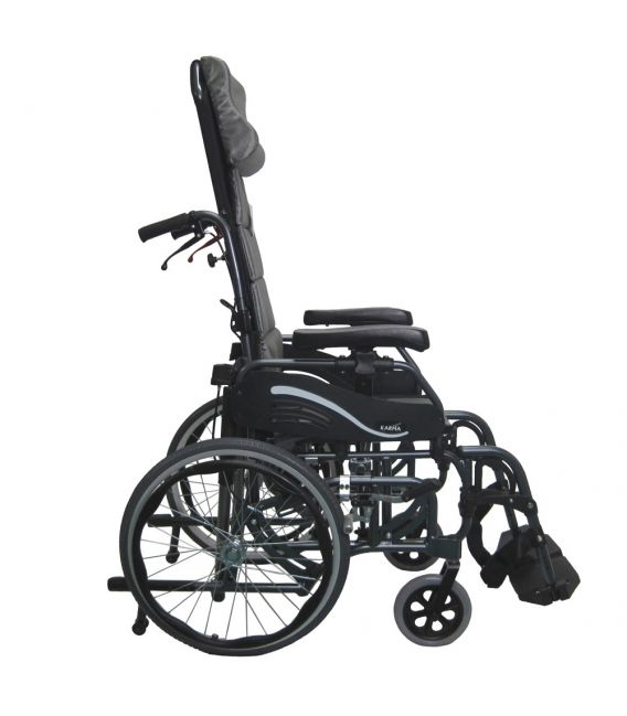 Karman VIP-515-TP Lightest Foldable Adult Tilt-in-Space Wheelchair