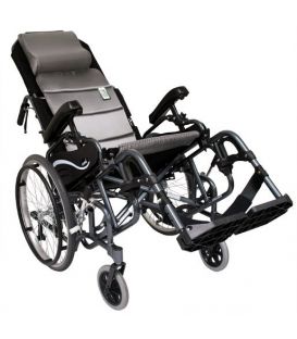 Karman VIP-515-TP Lightest Foldable Adult Tilt-in-Space Wheelchair
