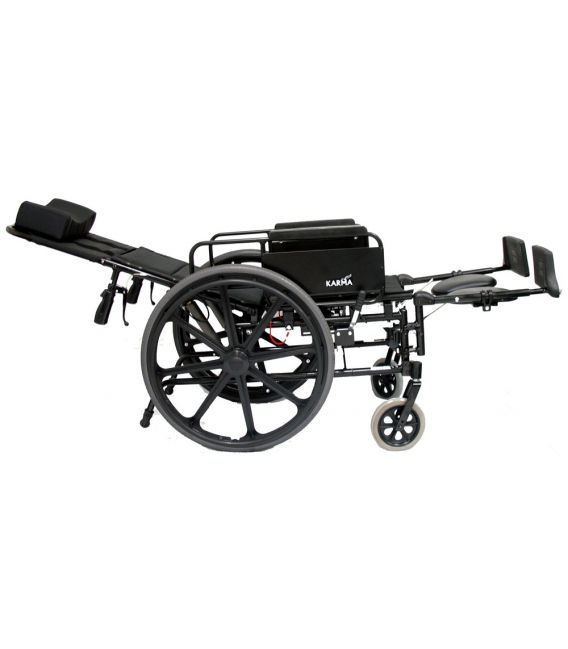 Karman KM-5000F Ultralight Manual Aluminum Reclining Wheelchair 36 lbs