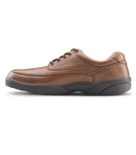 Dr. Comfort Men's Stallion Diabetic Shoes - Chestnut