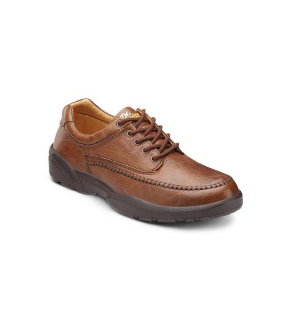 Dr. Comfort Men's Stallion Diabetic Shoes - Chestnut