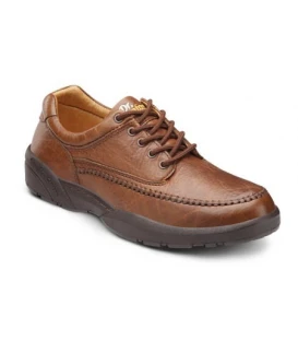 Dr. Comfort Men's Stallion Diabetic Shoes - Chestnut
