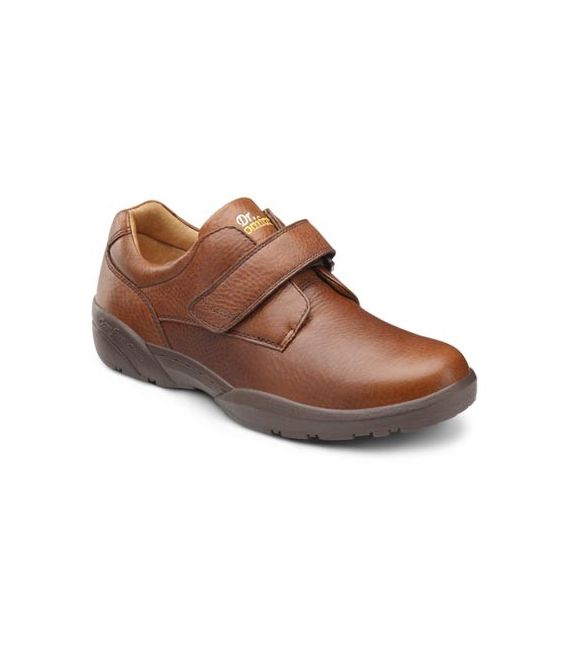 Dr. Comfort Men's William Diabetic Shoes - Chestnut