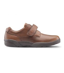 Dr. Comfort Men's William Diabetic Shoes - Chestnut