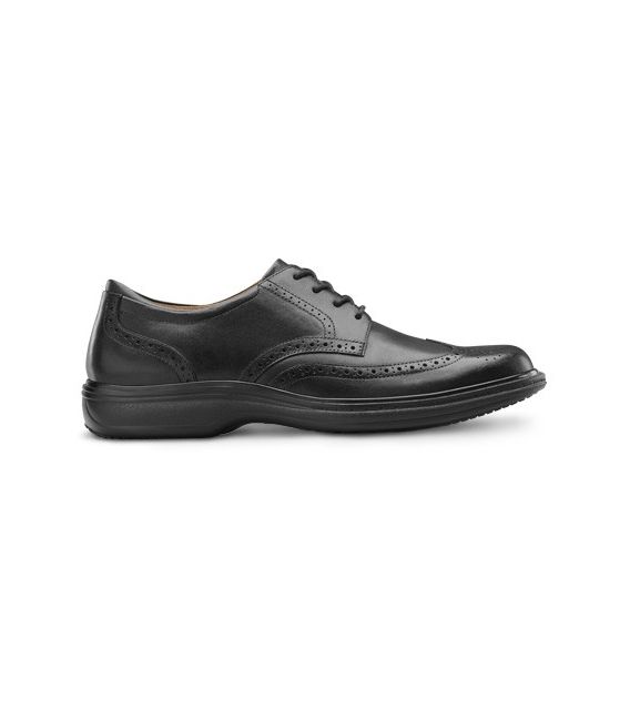 Dr. Comfort Men's Wing Diabetic Shoes - Black