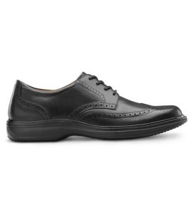 Dr. Comfort Men's Wing Diabetic Shoes - Black