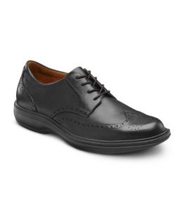 Dr. Comfort Men's Wing Diabetic Shoes - Black
