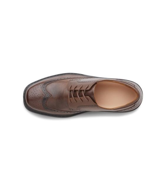 Dr. Comfort Men's Wing Diabetic Shoes - Chestnut