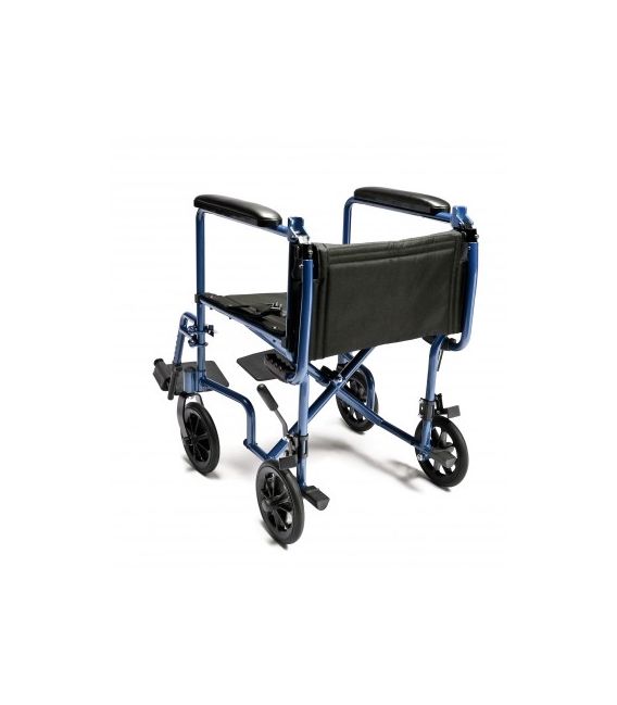 EJ781-1  Lightweight Aluminum Transport Chair, 17", Red