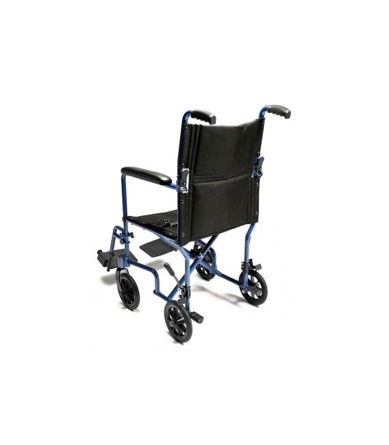 EJ781-1  Lightweight Aluminum Transport Chair, 17", Red