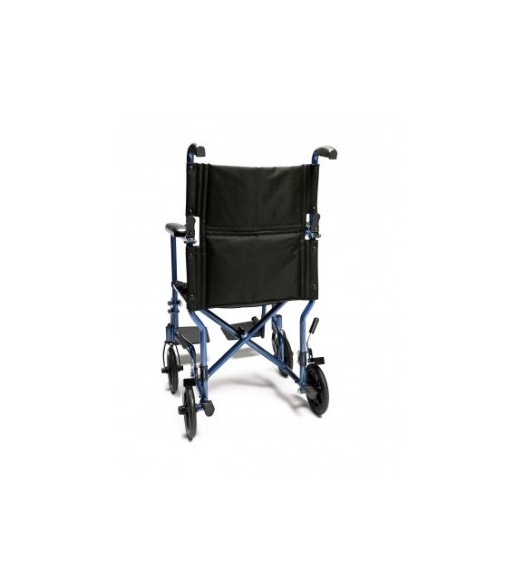 EJ781-1  Lightweight Aluminum Transport Chair, 17", Red