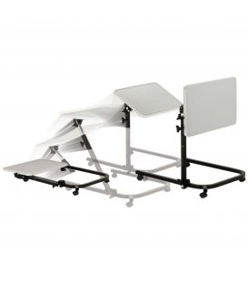 Pivot and Tilt Adjustable Overbed Table Tray
