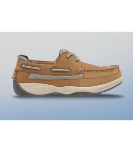 Ped-Lite Men's Oliver Diabetic Shoes with Laces - Tan