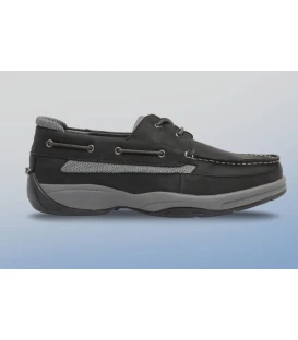 Ped-Lite Men's Oliver Diabetic Shoes with Laces - Black