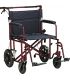 Drive Aluminum 22" Bariatric Transport Wheelchair