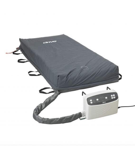 Med-Aire Plus 8" Alternating Pressure & Low Air Loss Mattress System by Drive