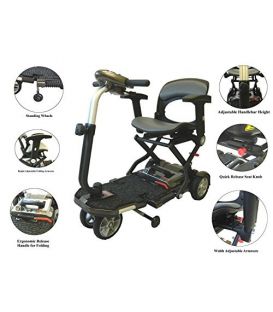 EV Rider S19+ Transport Plus Folding 4-Wheel Scooter