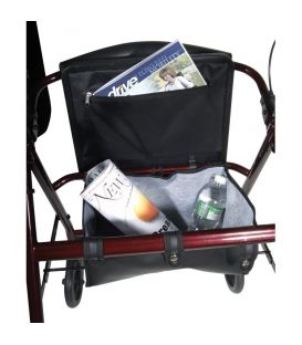 Drive Aluminum 4 Wheel Rollator with Foldable Backrest