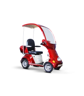 EWheels EW-54 4-Wheel Bariatric Scooter w/Cover & Windshield (500 lbs)