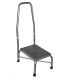 Bariatric Footstool with Handrail with Non Skid Rubber Platform