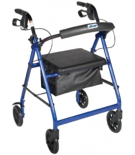 Aluminum Rollator with 6" Casters by Drive Medical