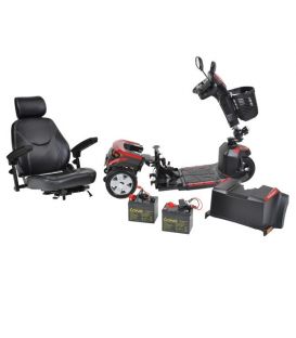 Drive Ventura DLX Deluxe 3-Wheel High Weight Capacity Scooter