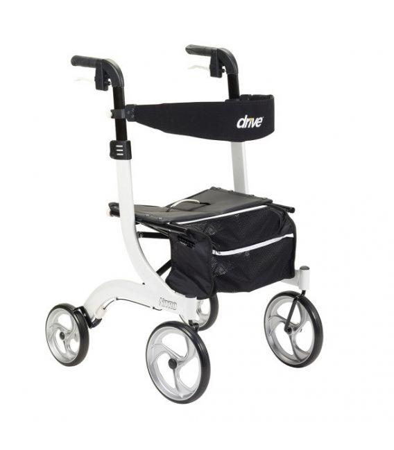 Nitro Euro-Style Aluminum 4 Wheel Walker Rollator by Drive Medical