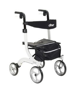 Nitro Euro-Style Aluminum 4 Wheel Walker Rollator by Drive Medical