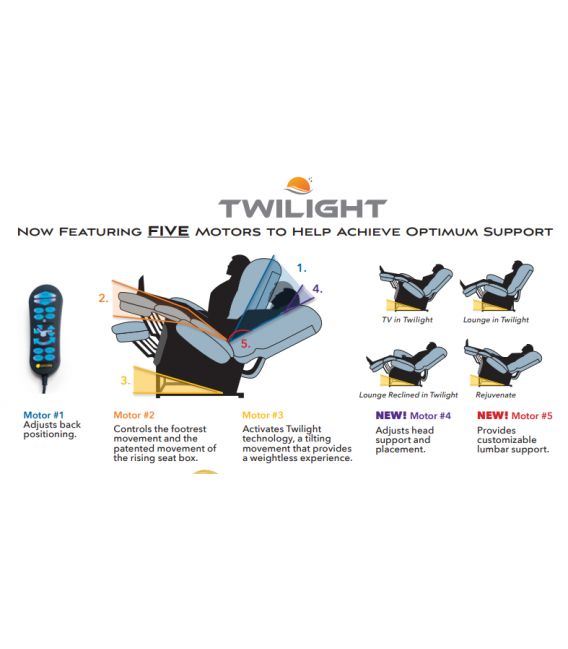 Golden PR-515 MLA Maxicomfort Cloud with Twilight Zero Gravity Lift Chair