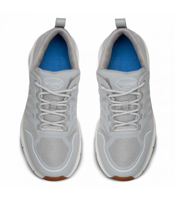 Dr. Comfort Men's Gordon Diabetic Shoes - Grey