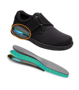 Men's Bismarck Diabetic Shoes - Black