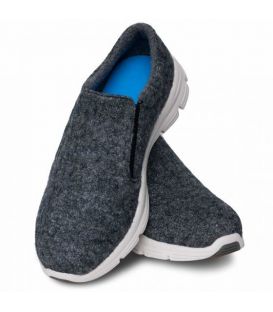 Dr. Comfort Men's Liam Athletic Wool Diabetic Shoes - Grey