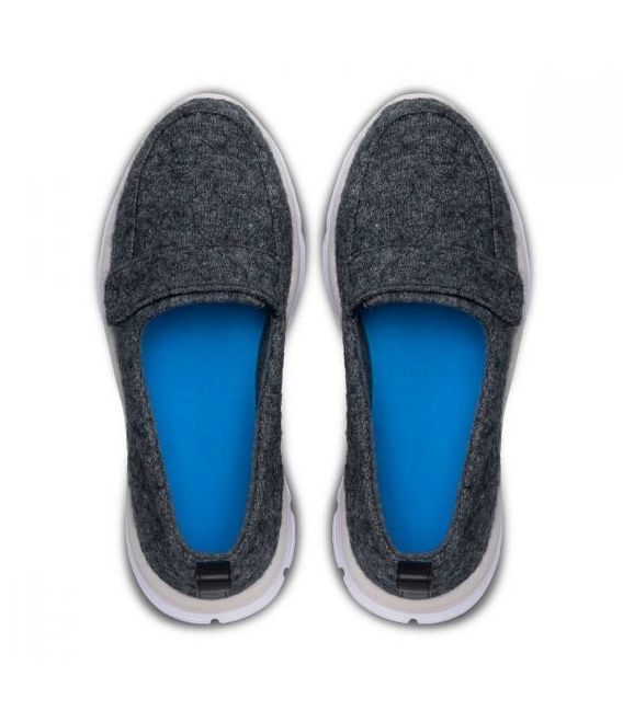 Dr. Comfort Women's Autumn Casual Espadrille Wool Diabetic Shoes - Grey