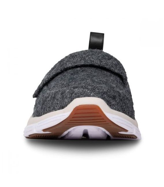 Dr. Comfort Women's Autumn Casual Espadrille Wool Diabetic Shoes - Grey