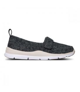 Dr. Comfort Women's Autumn Casual Espadrille Wool Diabetic Shoes - Grey