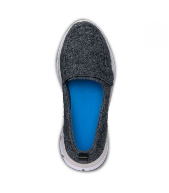 Dr. Comfort Women's Autumn Casual Espadrille Wool Diabetic Shoes - Grey