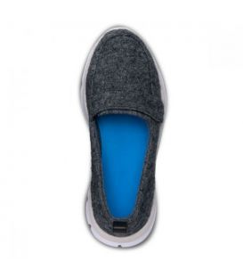 Dr. Comfort Women's Autumn Casual Espadrille Wool Diabetic Shoes - Grey