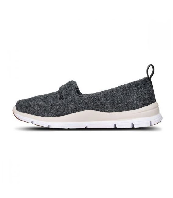 Dr. Comfort Women's Autumn Casual Espadrille Wool Diabetic Shoes - Grey